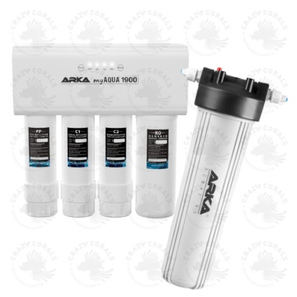 ARKA AQUATICS MYAQUA 1900 - Umkehrosmoseanlage plus myAqua Multifilter 4 Liter